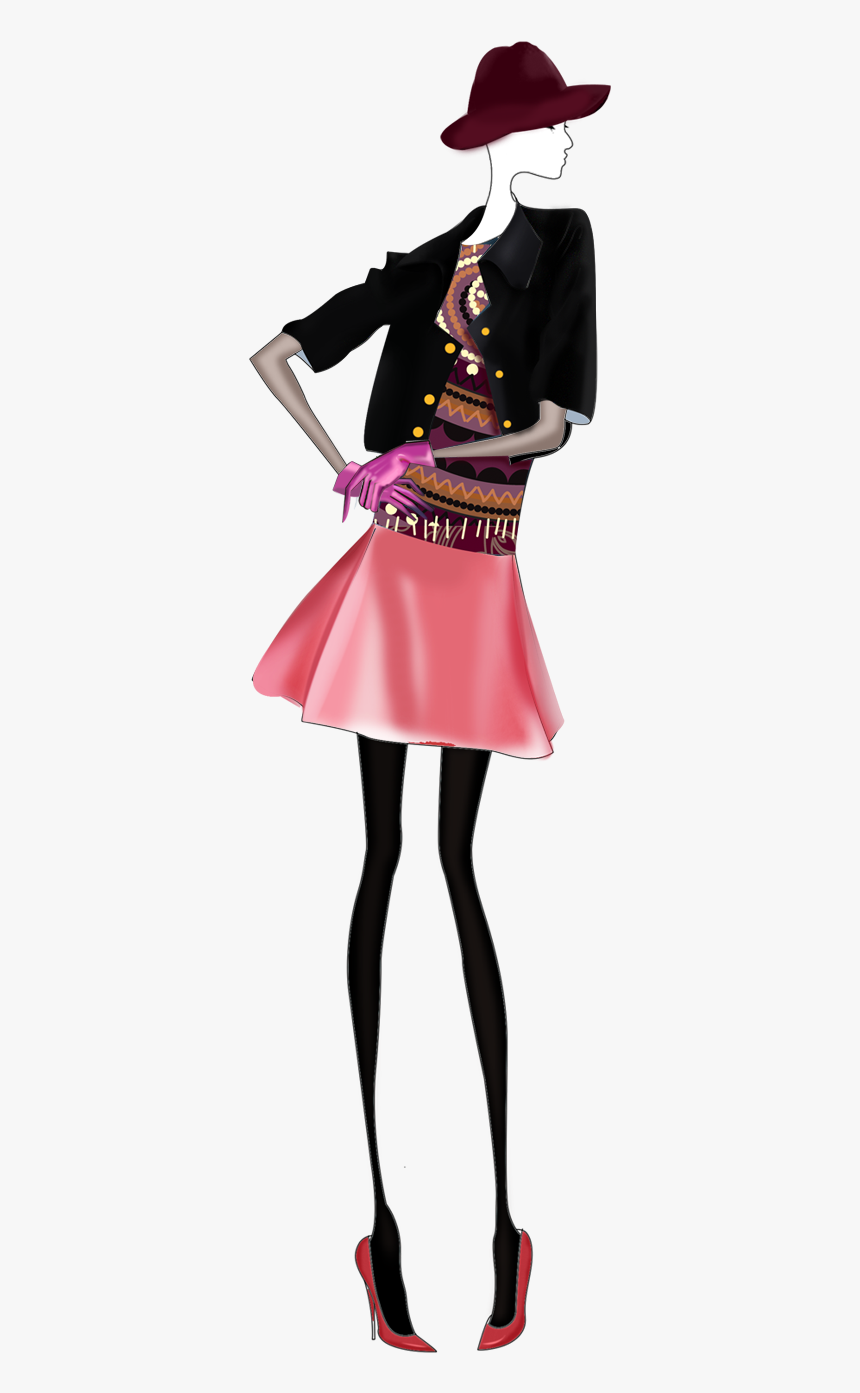 Clothing Model Fashion Design Designer Free Clipart - Cosplay, HD Png Download, Free Download