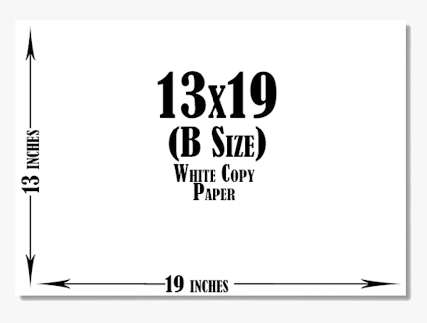 White Copy Paper - 13 * 19 Paper Size, HD Png Download, Free Download