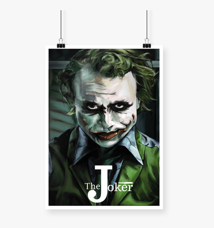 Transparent Heath Ledger Joker Png - Joker Heath Ledger, Png Download, Free Download