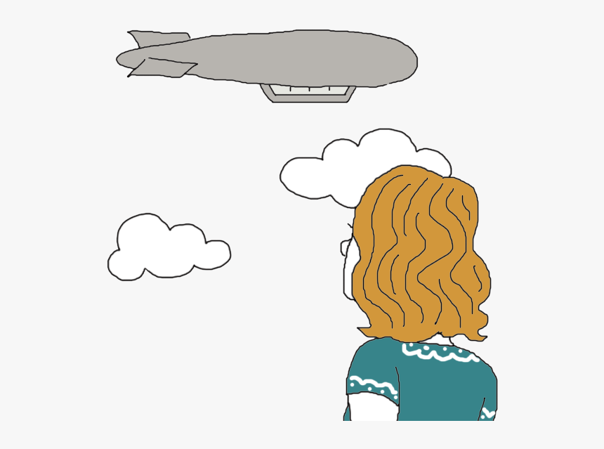 Zepplin - Cartoon, HD Png Download, Free Download