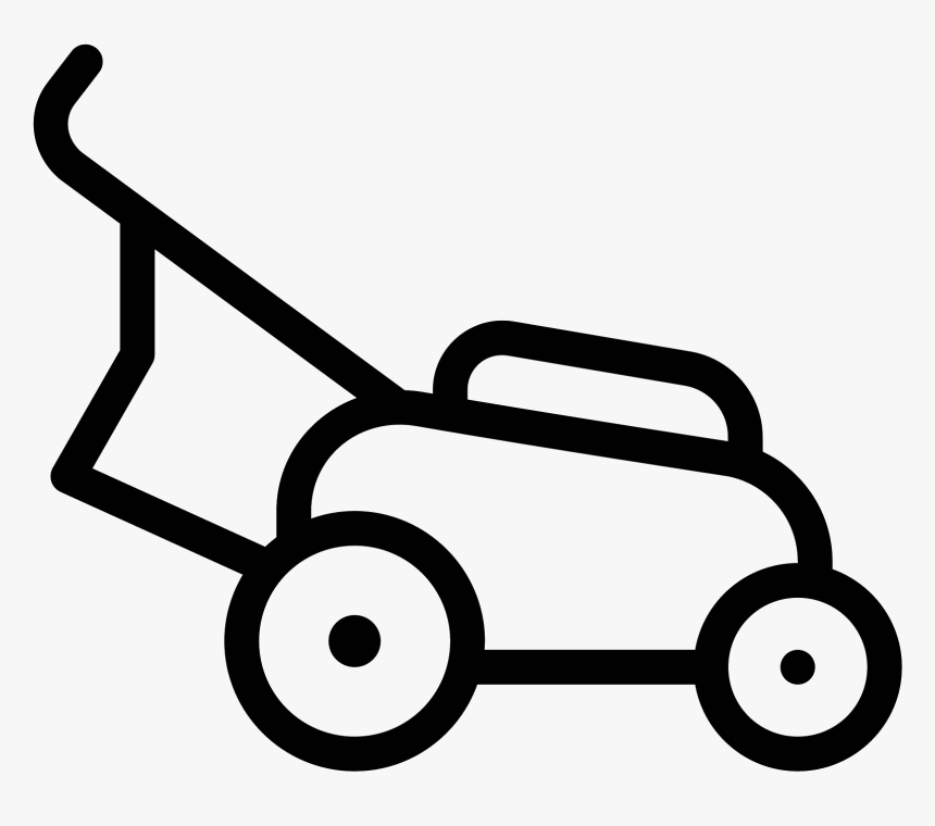 Lawn Mower Icon Free - Lawnmower Transparent Icon, HD Png Download, Free Download
