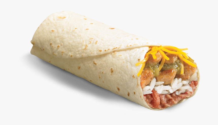 Del Taco Spicy Chicken Burrito, HD Png Download, Free Download