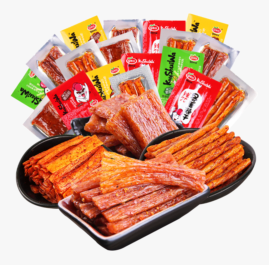 Kou Shui Baby Spicy Sticks Gift Pack Bulk Spicy Snack - Spicy Bar, HD Png Download, Free Download