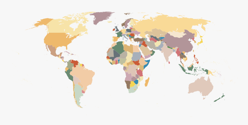 Thumb Image - World Map Illustration Png, Transparent Png, Free Download
