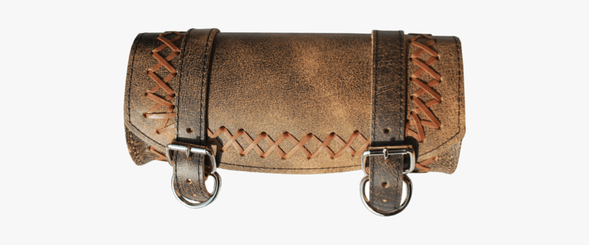 Front Forks Tool Bag Rustic Brown Cross Laced - Leather, HD Png Download, Free Download