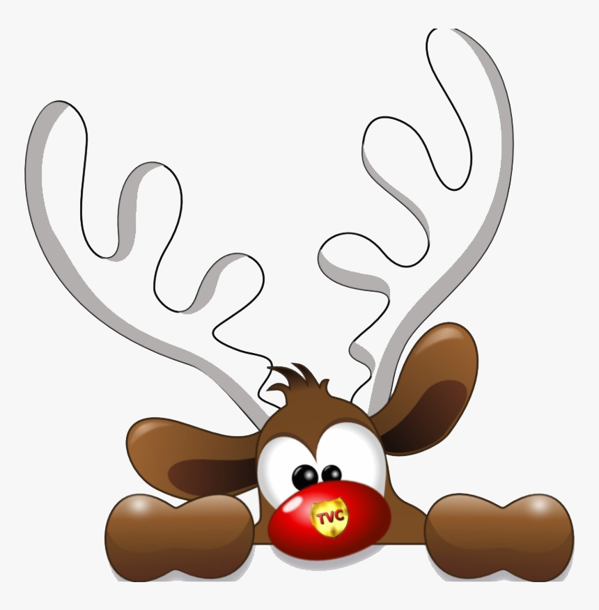 Rudolph Nose Transparent Png - Cute Christmas Images Clipart, Png Download, Free Download