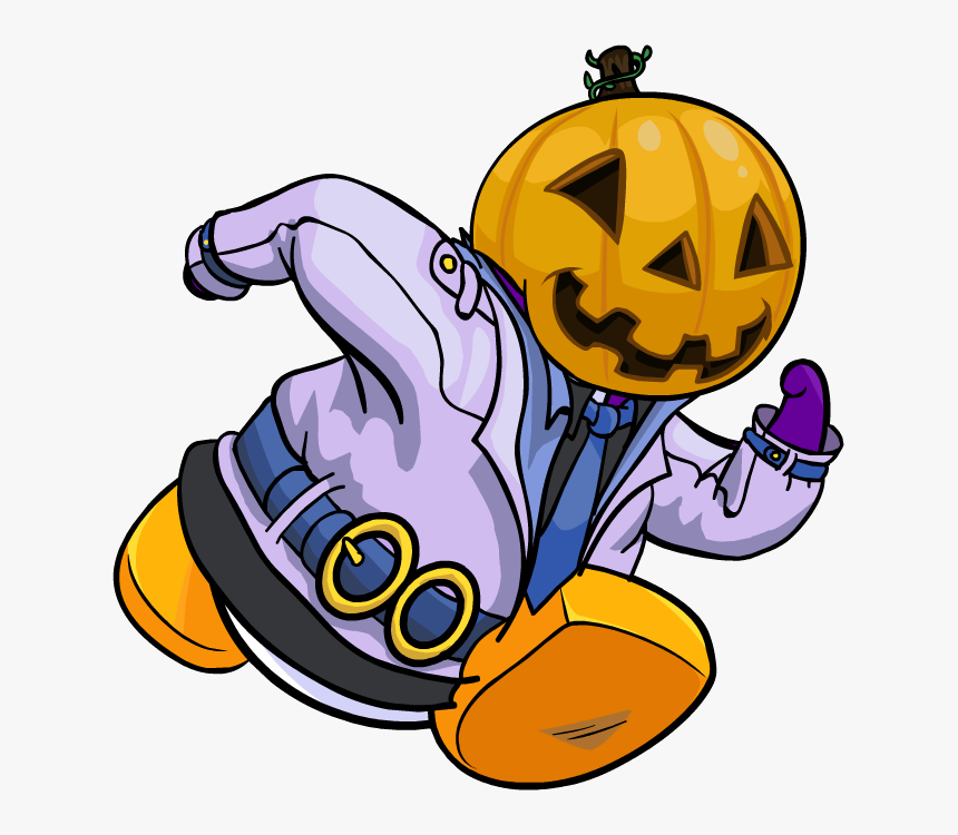 Image Dot Pumpkin Png - Club Penguin Dot With A Pumpkin, Transparent Png, Free Download