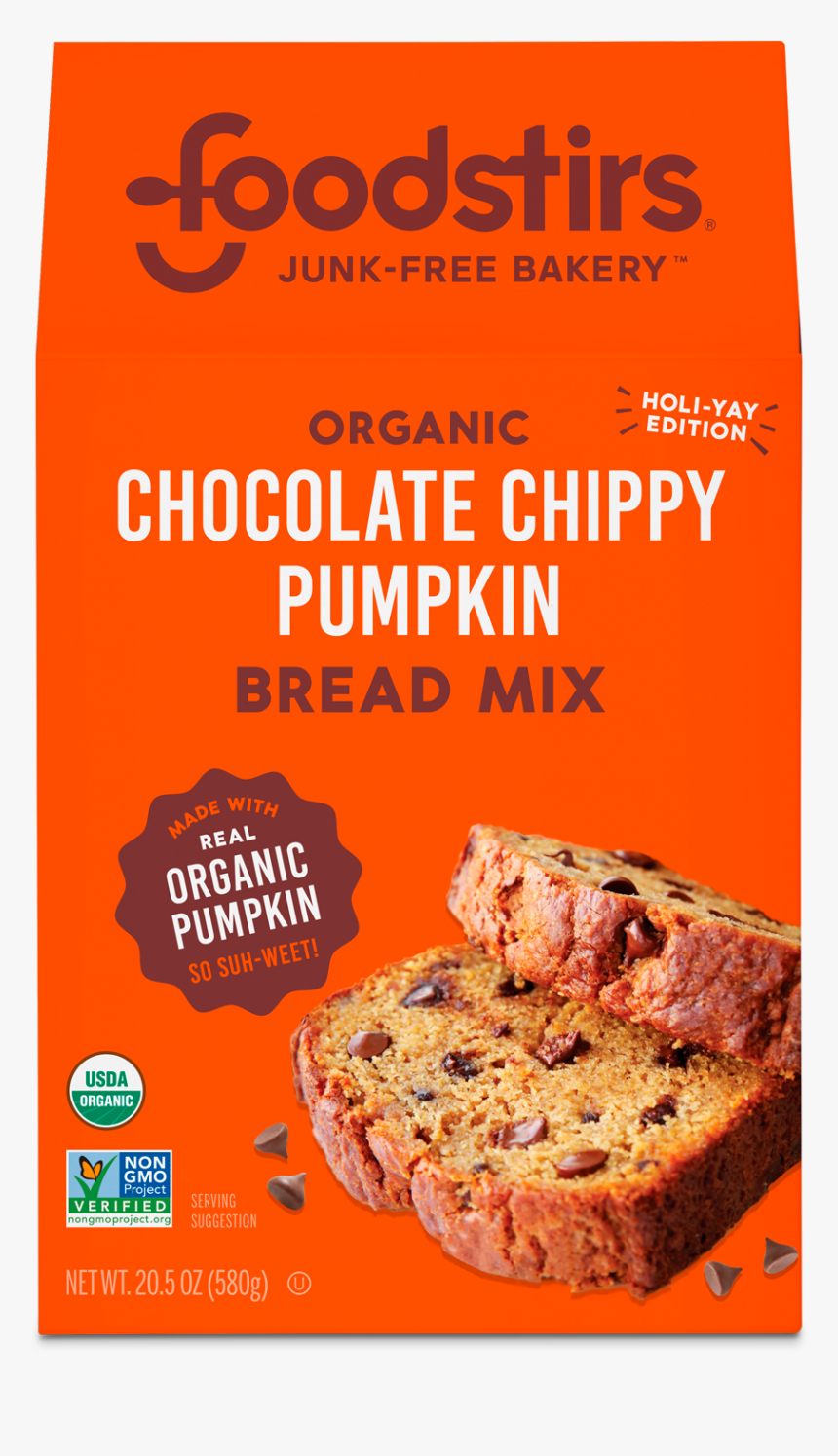 Foodstirs Chocolate Chippy Pumpkin Bread, HD Png Download, Free Download
