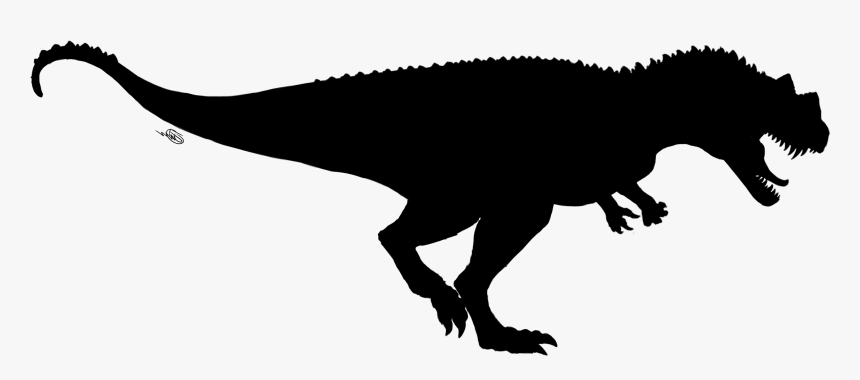 Tyrannosaurus Silhouette Clip Art Dinosaur Vector Graphics - Tyrannosaurus Silhouette Png, Transparent Png, Free Download