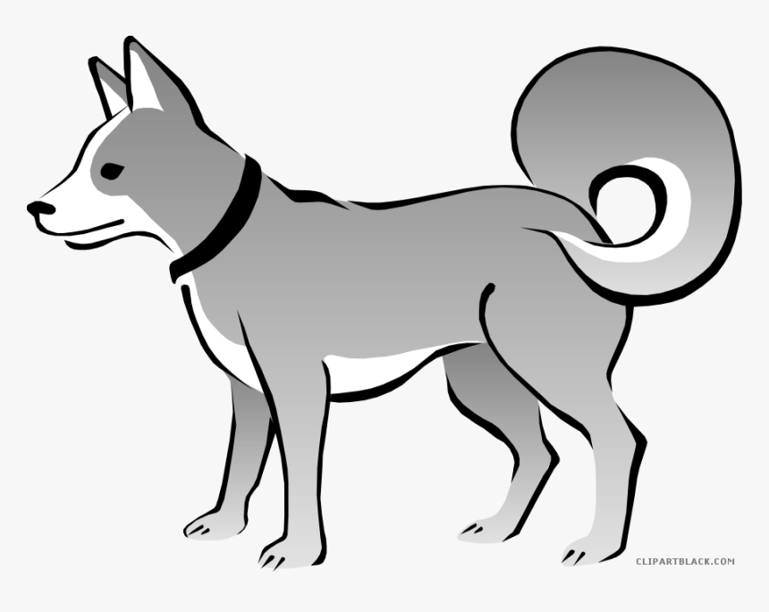 Transparent Animal Clipart Black And White - Dog Clipart Transparent Background, HD Png Download, Free Download