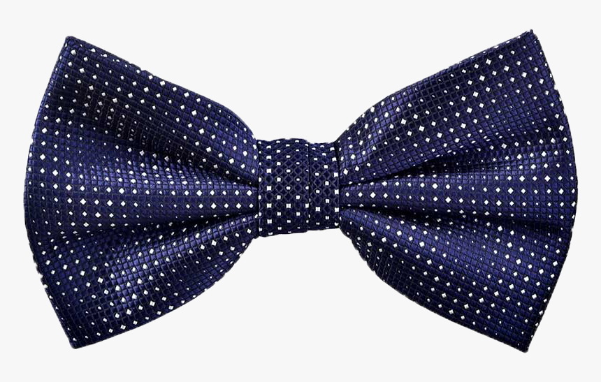 Printed Kingston Bow Tie In Navy Blue - Bow Tie, HD Png Download, Free Download