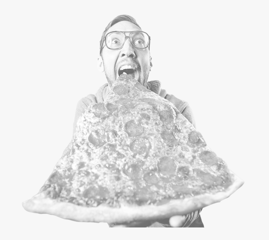 1 Setup 1 Pizzaguy - Man Eating Giant Pizza, HD Png Download, Free Download