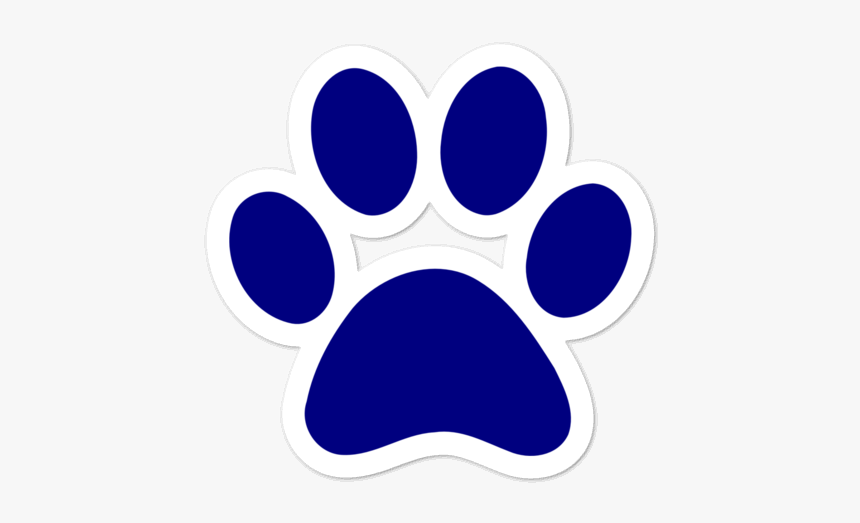 Purple Paw Print Png, Transparent Png, Free Download