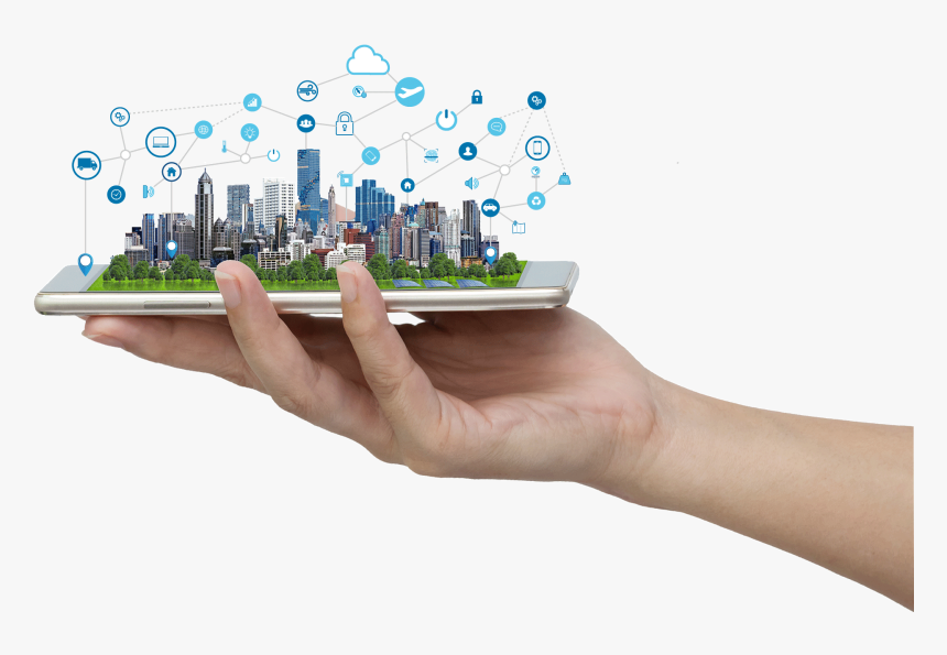 Smart City Hand Png, Transparent Png, Free Download