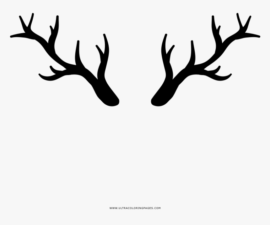 Transparent Deer Antlers Silhouette Png - Png Venado, Png Download, Free Download