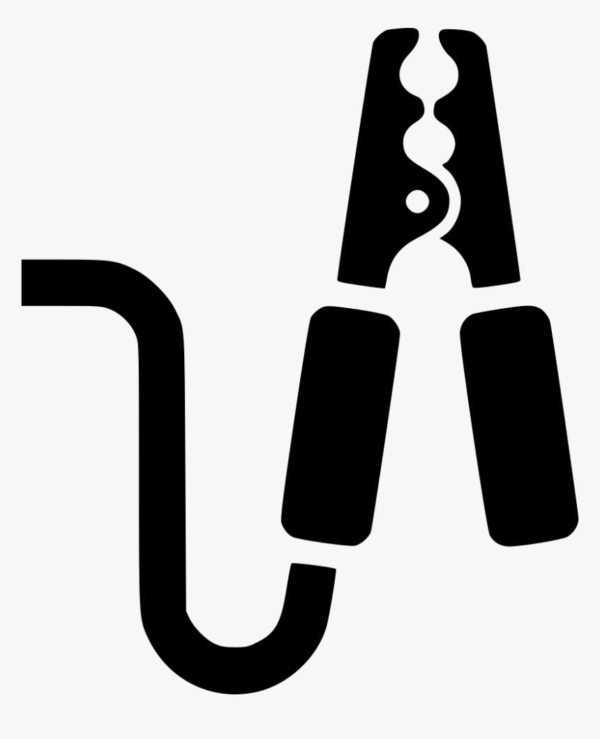 Clamp Jumper Cable Battery - Free Jumper Cable Icon, HD Png Download, Free Download