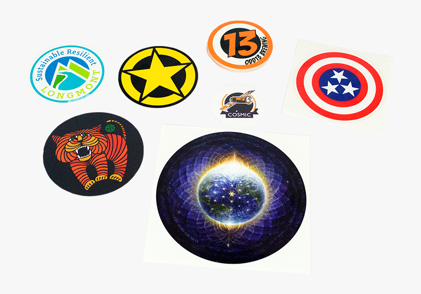 Custom Circle Stickers From Stickergiant - Circle Stickers, HD Png Download, Free Download