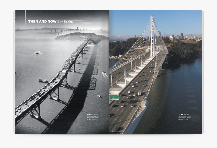 The Great Quake Of "89 - Self-anchored Suspension Bridge, HD Png Download, Free Download