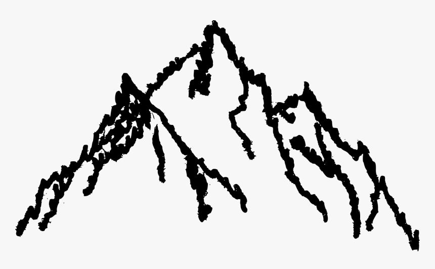 Mountain Drawing Simple Transparent, HD Png Download, Free Download