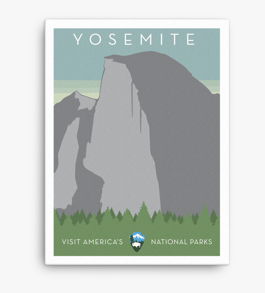 Yosemite Canvas - Greeting Card, HD Png Download, Free Download