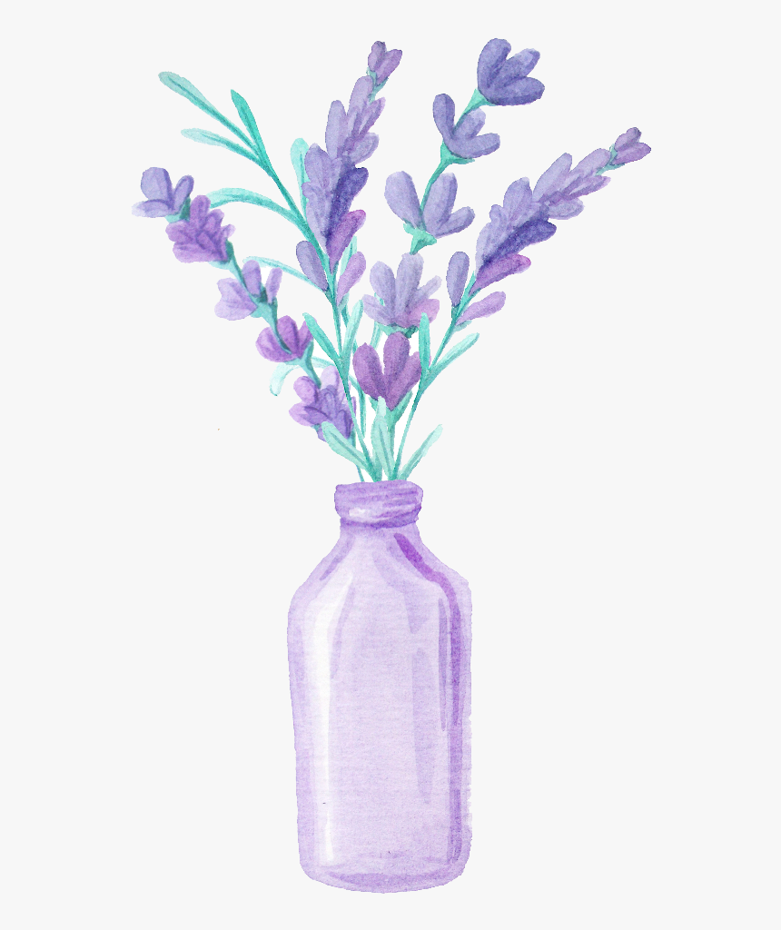 Transparent Flowers In Vase Png - Watercolors Of Flowers In Vase, Png Download, Free Download