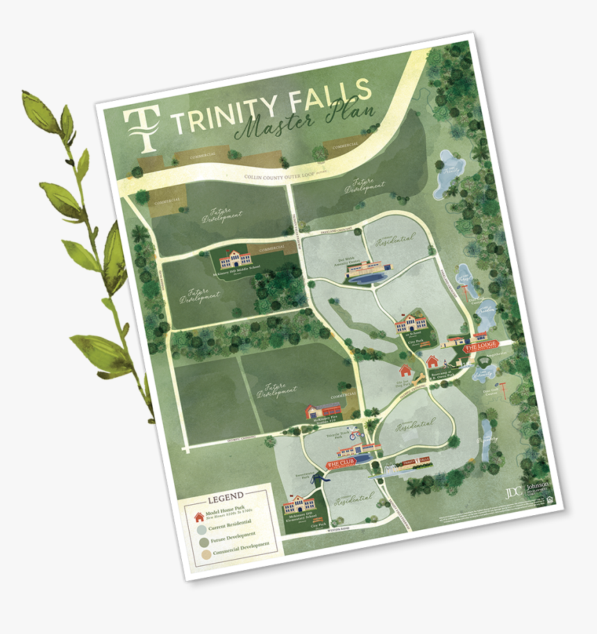 Trinity Falls Texas - Map, HD Png Download, Free Download