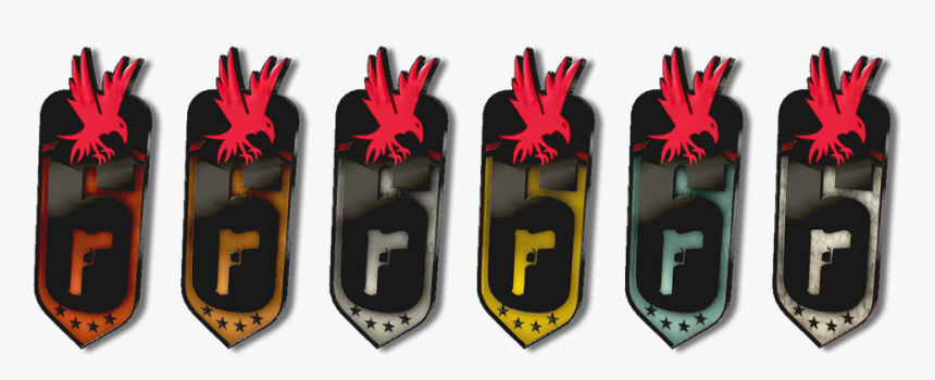 Rainbow Six Red Crow Charms, HD Png Download, Free Download