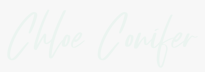 Chloe Conifer - Calligraphy, HD Png Download, Free Download