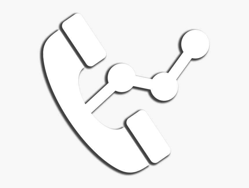 Call Tracking Icon By Leadstorm Marketing - White Telephone Icon Png, Transparent Png, Free Download