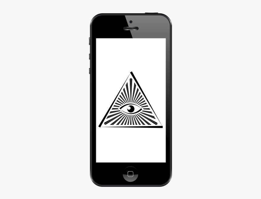 All Seeing Eye On Phone - Illuminati Logo Png, Transparent Png, Free Download