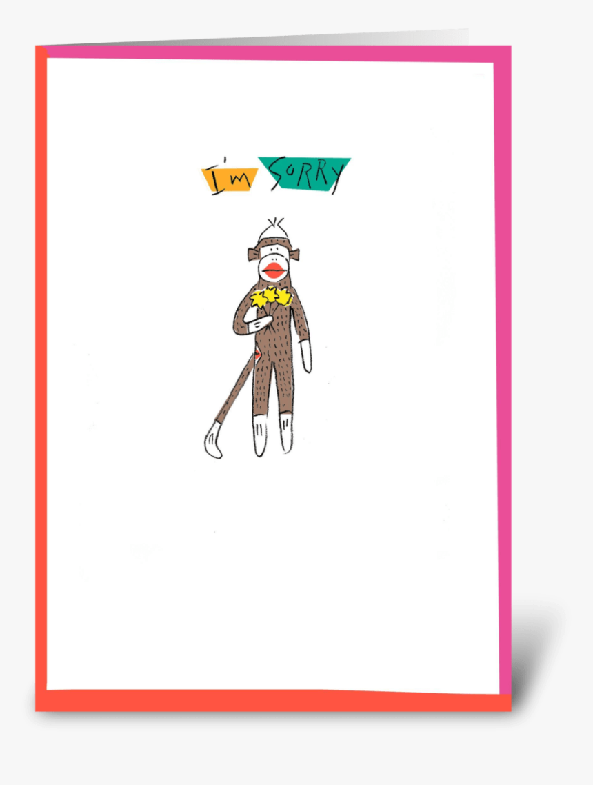 I"m Sorry Greeting Card - Cartoon, HD Png Download, Free Download