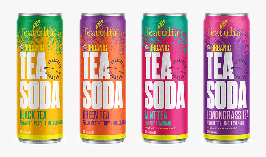 Teatulia Organic Tea Soda, HD Png Download, Free Download