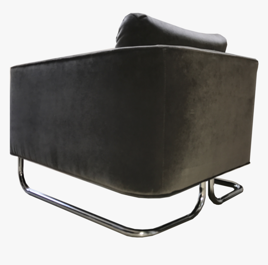 Mink Velvet Arm Chair Corner - Leather, HD Png Download, Free Download