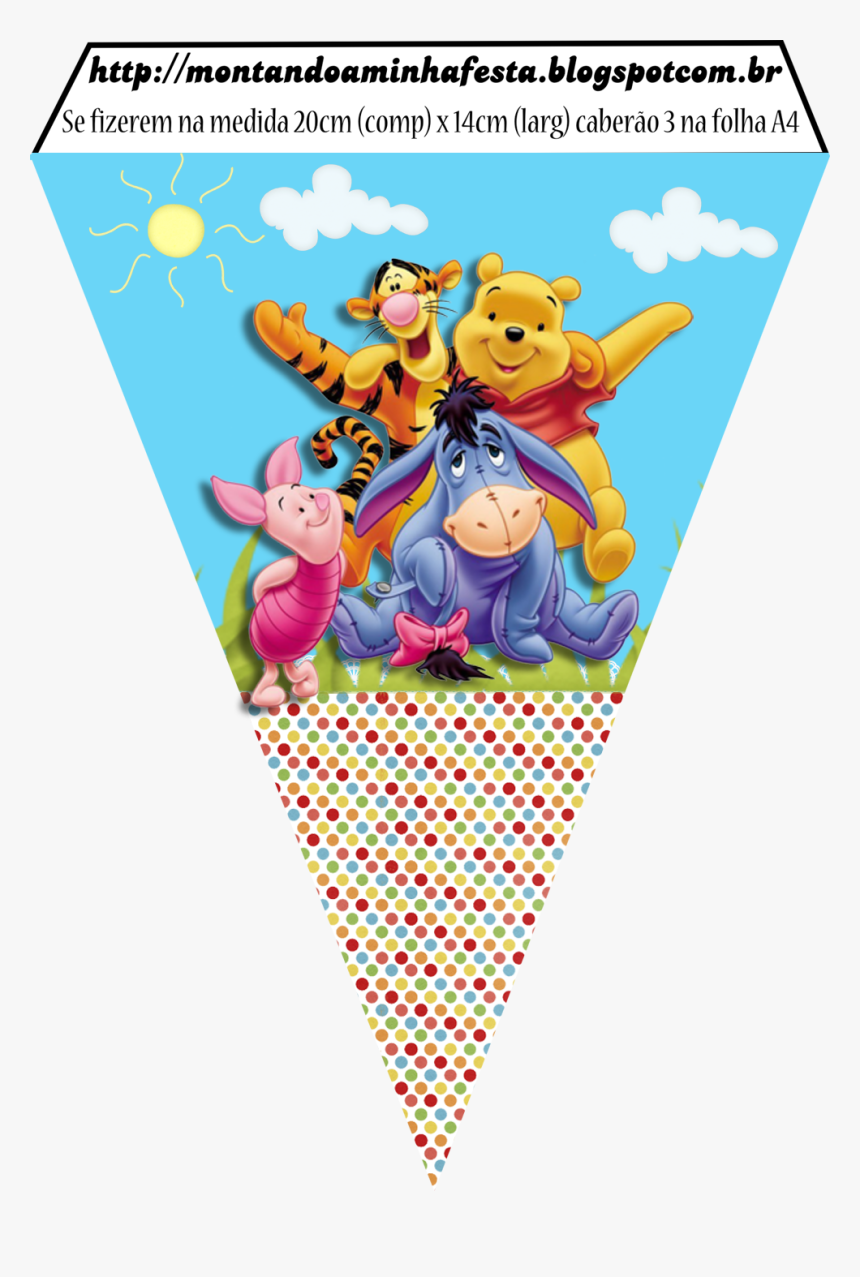 Montando Minha Festa - Winnie The Pooh, HD Png Download, Free Download