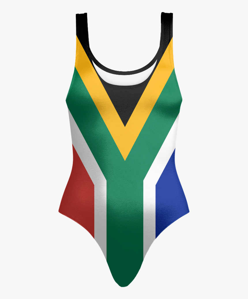 South Africa Flag Swimsuit - South African Flag Swimming Costume, HD Png Download, Free Download