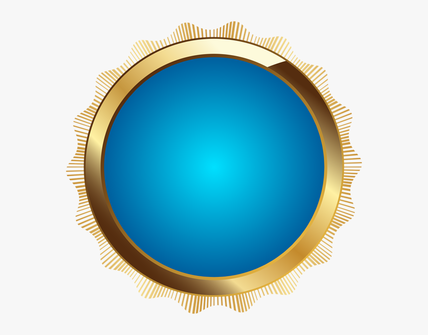 #freetoedit#eemput #badges #blue #labels #round #gold - Vector Round Design Png, Transparent Png, Free Download