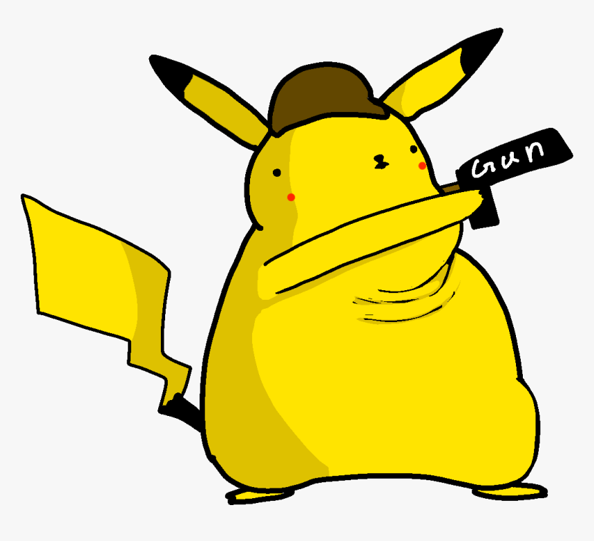 Pikachu With A Gun, HD Png Download, Free Download