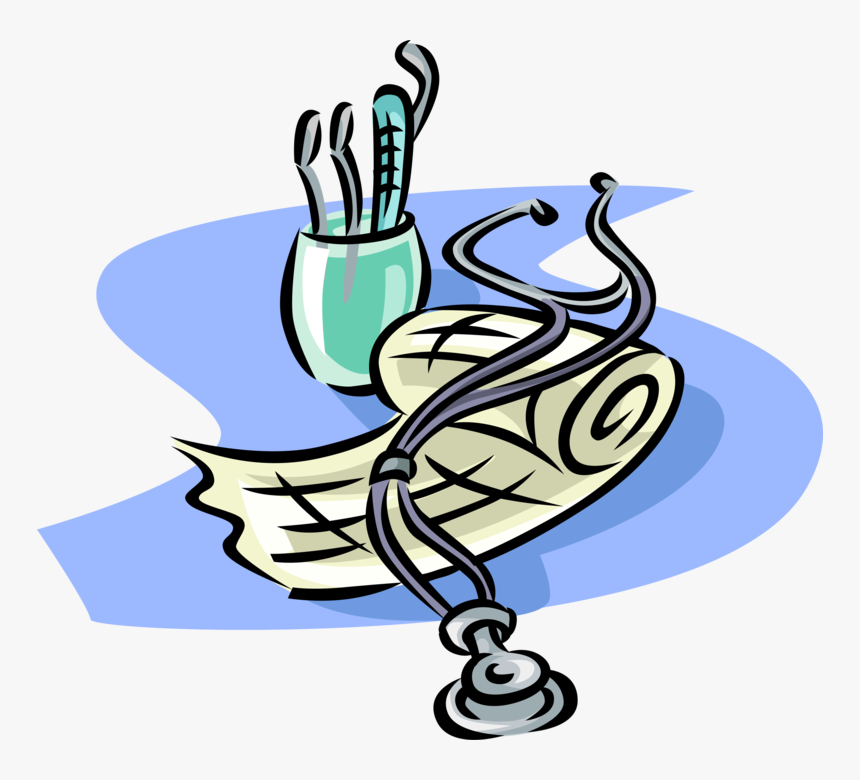 Doctor S Stethoscope And Vector Image Illustration - Illustration, HD Png Download, Free Download