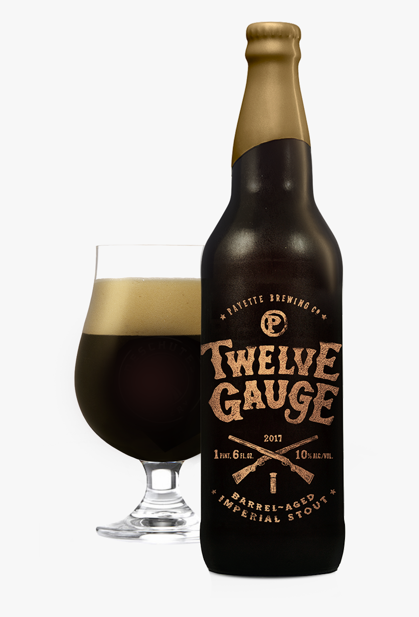 Payette Beerphoto Twelvegauge Bottle&glass - Stout, HD Png Download, Free Download