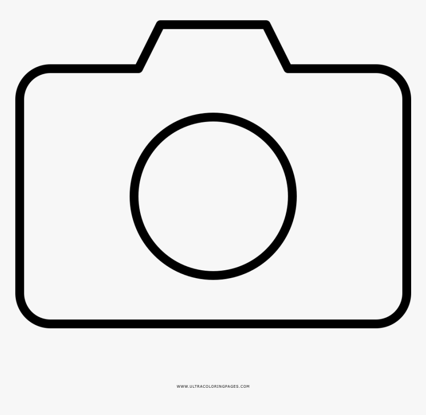 Macchina-fotografica Disegni Da Colorare - Circle, HD Png Download, Free Download