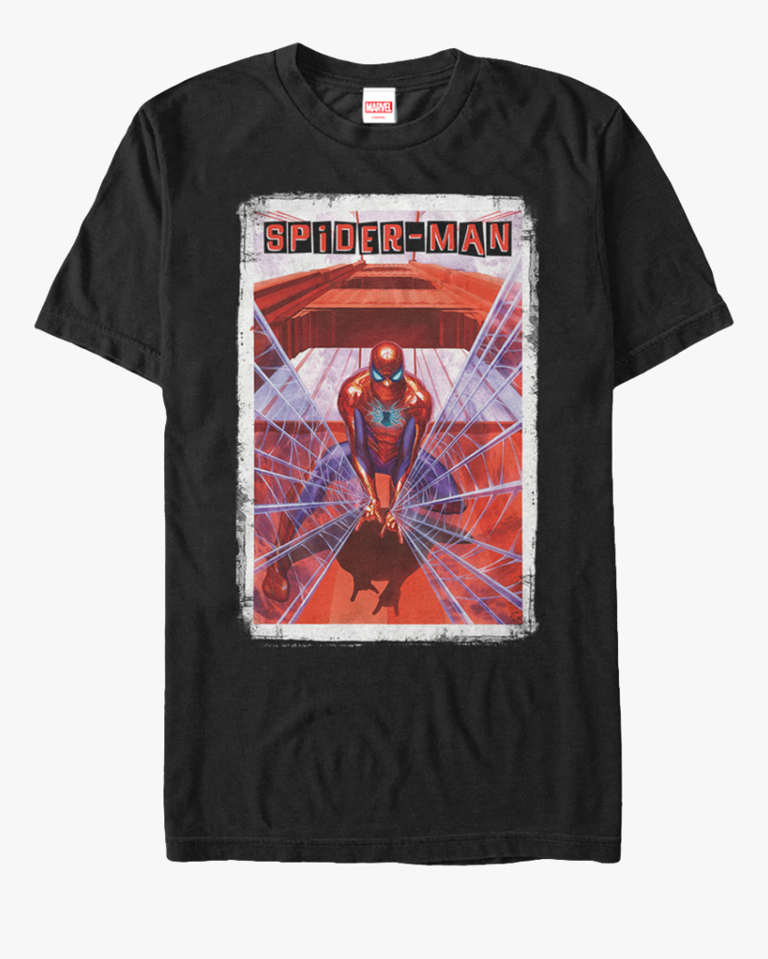 Water Proof Comic Cover Spider Man T Shirt - Alex Ross Spiderman, HD Png Download, Free Download