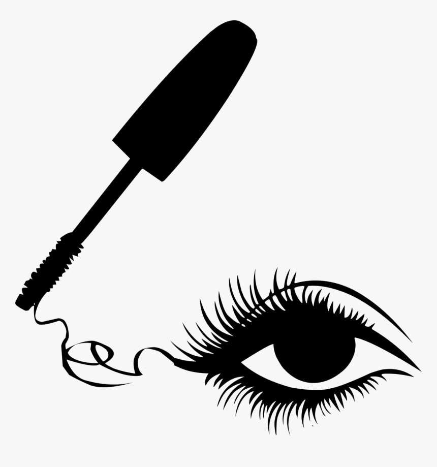 Silhouette Makeup Brush Clipart Png, Transparent Png, Free Download