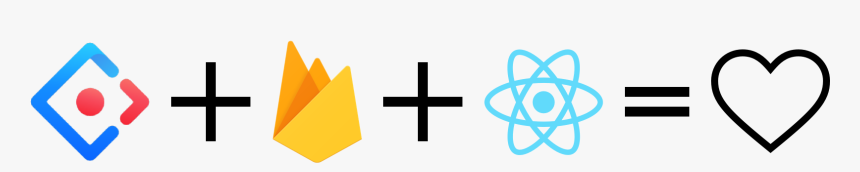 React Firebase Ant Design= Love - React Firebase Architecture Diagram, HD Png Download, Free Download