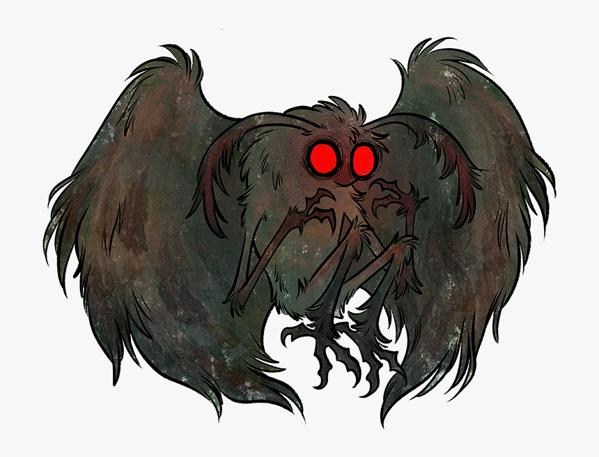 Moth Man Photos - Drawing Mothman, HD Png Download, Free Download