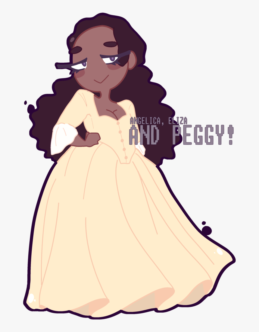 Wedding Dress Png - Peggy Schuyler Hamilton Fanart, Transparent Png, Free Download