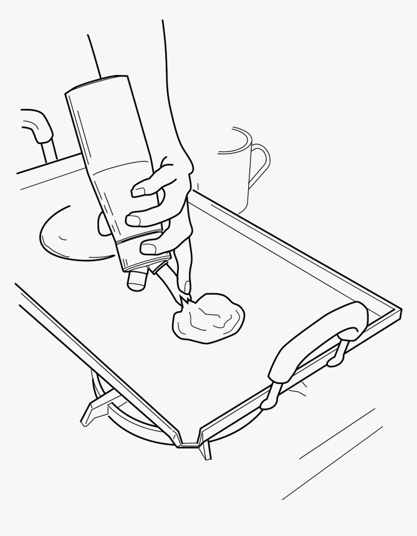 Pancake Griddle Drawing, HD Png Download, Free Download