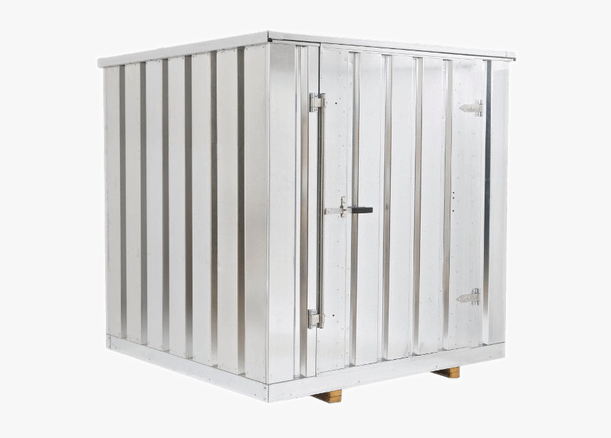 Weststeel Metal Sheds Closed-min - Western Steel Storage Containers, HD Png Download, Free Download