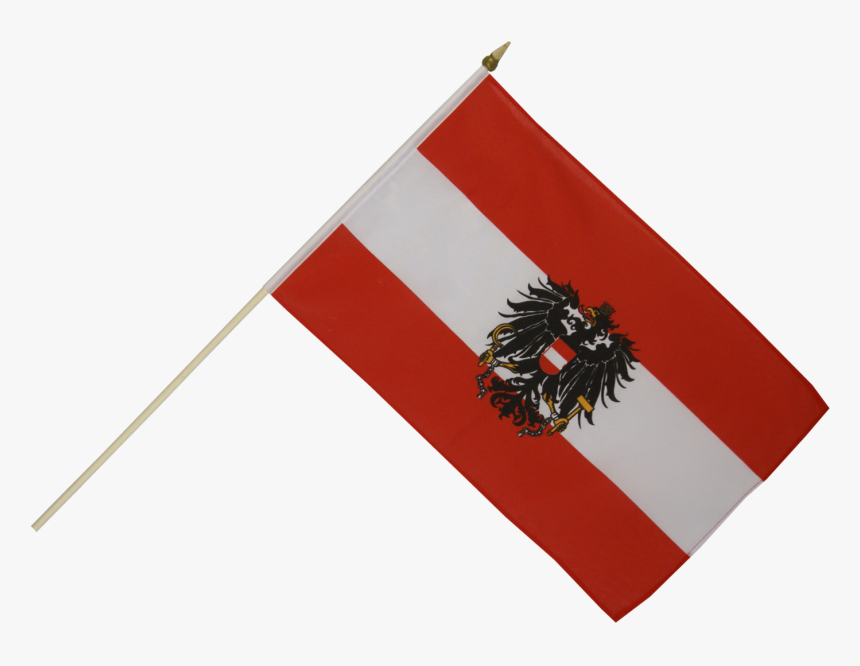 Austria With Eagle Hand Waving Flag - Fahnen Österreich, HD Png Download, Free Download