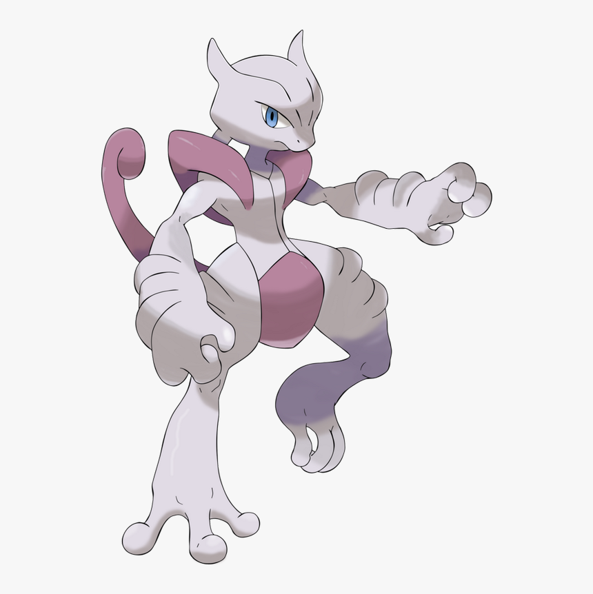 Pokemon Clipart Mewtwo - Mega Mewtwo X Png, Transparent Png, Free Download