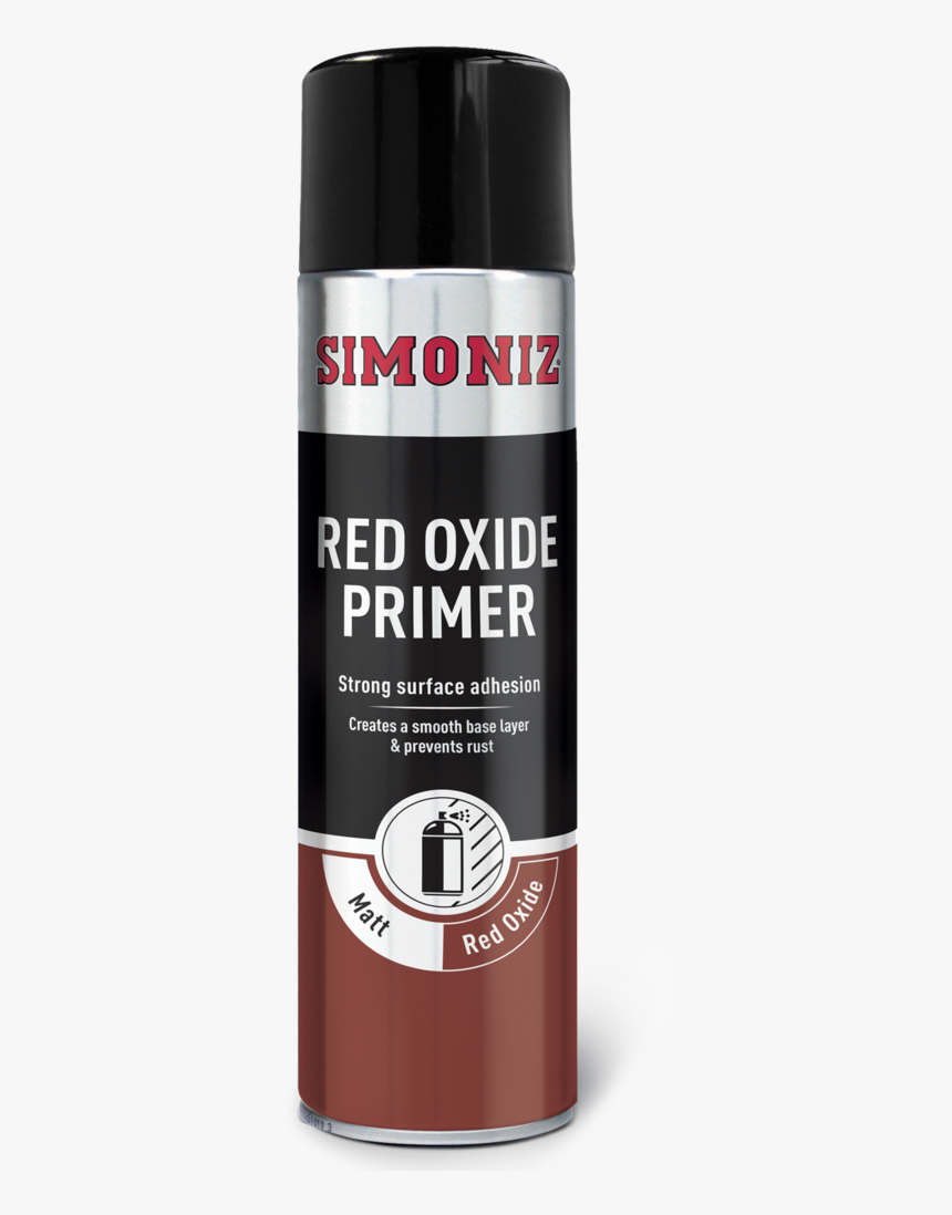 Simoniz Red Oxide Primer Acrylic Aerosol Car Spray - Bottle, HD Png Download, Free Download